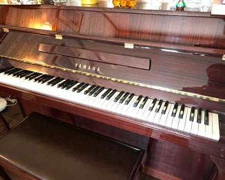 34. Yamaha Upright Piano w/ Bench