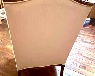 17. Wingback Armchair w/ Wood Frame (27.5" x 26" x 41")