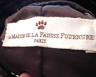 73. La Maison De La Fausse Fuurrure Paris Fur Hat 