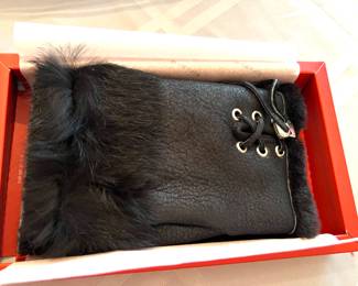 62. Grande Fur Lined Fingerless Gloves
