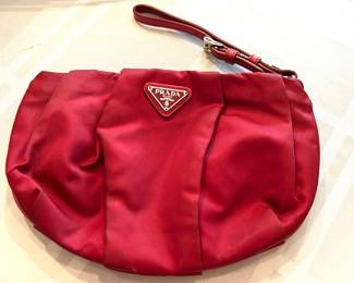 57. Vintage Prada Cloth Clutch (8" x 6")
