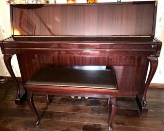 34. Yamaha Upright Piano w/ Bench