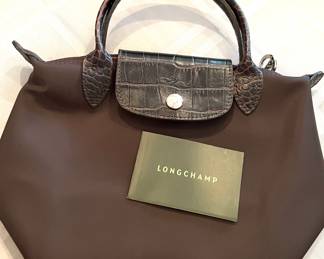 58. Longchamps Pilage Mini in Brown (9.5" x 6") (new)