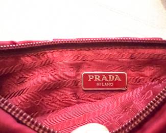 57. Vintage Prada Cloth Clutch (8" x 6")