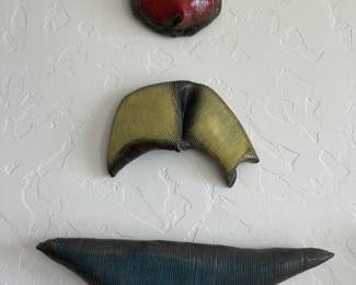 Modernist Wall sculpture clay - fired - I am working on artist