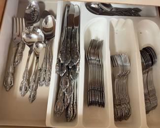 Ornate Stainless Flatware