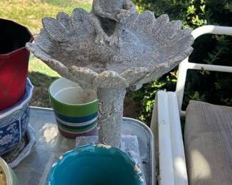 Adorable Frog Bird Bath