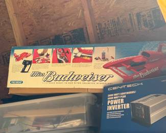 Mrs Budweiser Remote Control Boat