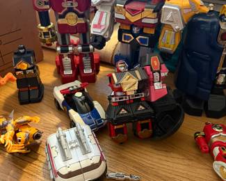 Vintage Transformers and Power Rangers