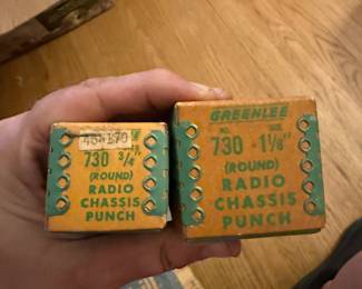 Original Radio Chassis Punch in box 