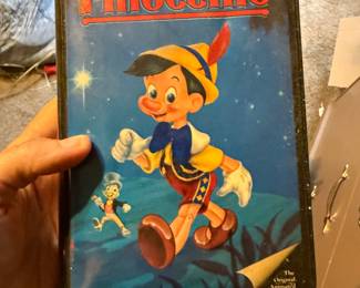 Pinocchio Beta Tape and Clamshell 