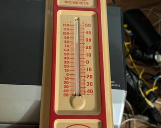 Vintage Advertising Thermometer 
