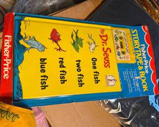 Sealed Dr Seuss book and cassette tape