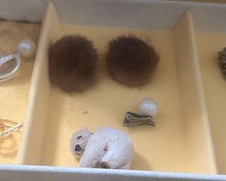 Real Fur Earrings