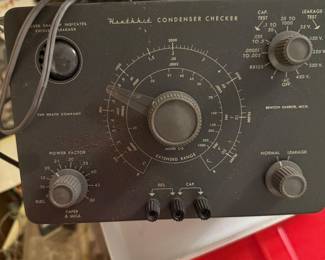 Condenser Checker by Heathkit