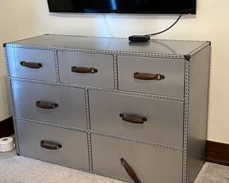 Restoration Hardware Teens - Riveted Aluminum Truck Dresser