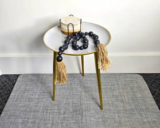 End Table and Decor