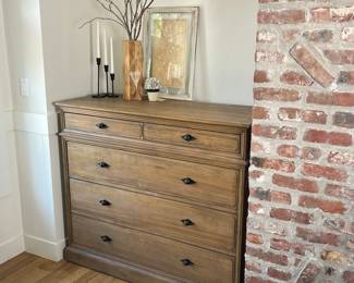 Restoration Hardware 5 Drawer Montpellier Walnut Dresser- Like New