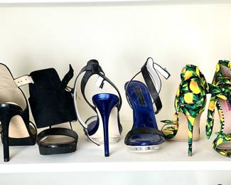 Lot of 3 Women’s High Heels Sandals Betsy Johnson, and BCBGMAXAZRIA Size 8