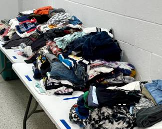 Some of the clothing. More being added. 