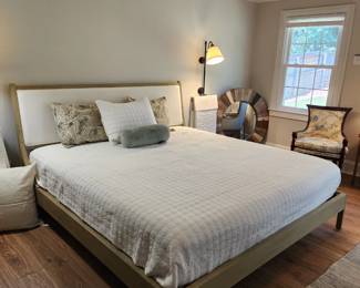 Pottery Barn king platform bed