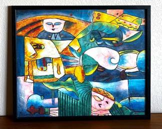 Replica Abstract Piece by Benyamin Long