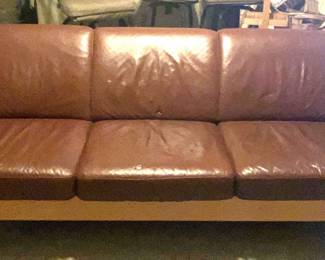 Ekornes Leather Modern Style Sofa