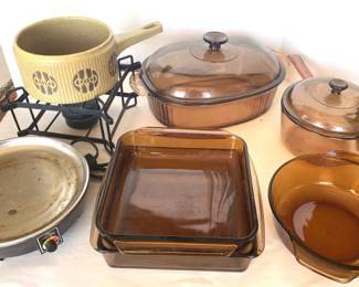 Bakeware, 70s Fondue Pot Hot Plate  Pyrex, Fire King 