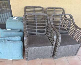 Very Nice Patio Chairs And Cushions
