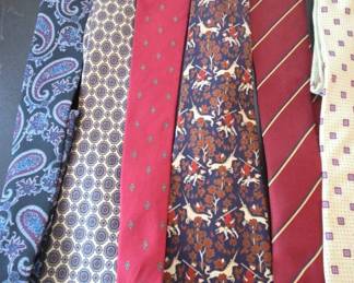 Luxury Brand Custom Silk Ties Christian Dior, J Garcia  Saks Fifth Avenue