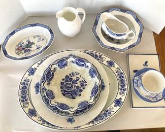 Holland Delft, Royal Copenhagen, Ebba Gefle, Booths, Wedgwood