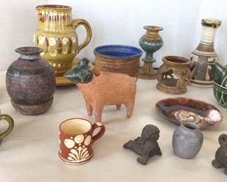 Vintage Stoneware Ceramic Art