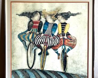 Holiday Wheels  Print by Graciela Rodo Boulanger
