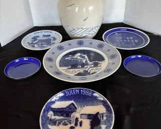 Norwegian Commemorative Plates Lamp