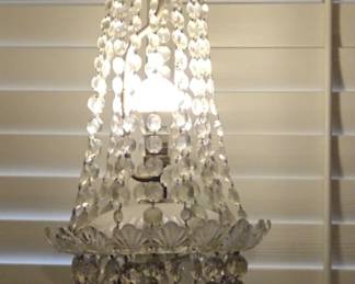 Vintage Corded Hanging Chandelier