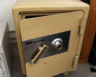 Vintage Saga Safe On Wheels