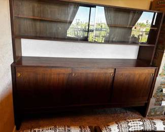MidCentury Display Curio Storage Cabinet