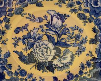 The Spode blue room garden collection garden collection  British flowers poppy 