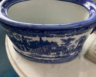 Victoria ware ironstone flow blue 
