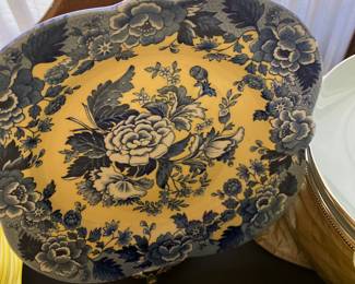 The Spode blue room garden collection British flowers poppy 