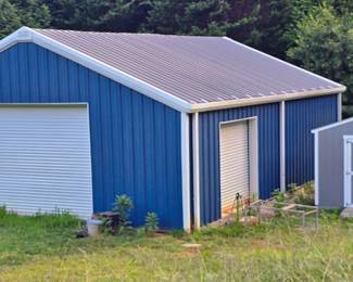 Fantastic Sale for Glass Artist. This is her outdoor warehouse FULL of Glass Making Supplies, Kilns, Tools & More!! The home ia FULL of AMAZING treasures as well!! Unbelievable sale!