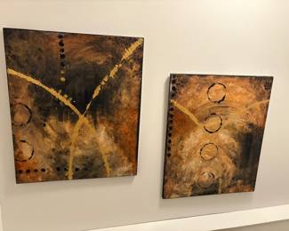 Acrylic dip-tyke acrylic on canvas