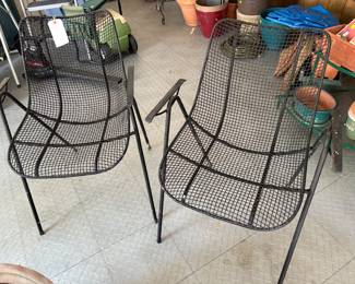 Sculptura Patio armchairs by Russell Woodard – two available
