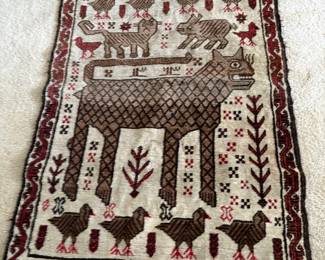 Antique Tribal Kilim rug 