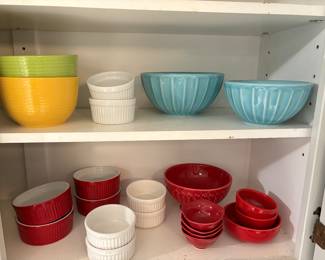 ceramic and porcelain bowls - prep and serving