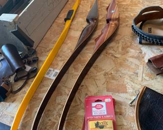 Vintage archery bows