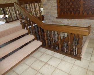 Oak Railing, Over Size