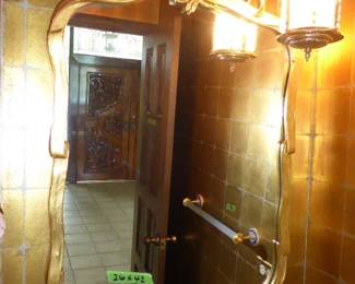 Vintage Mirror D. Milch & Son Wood Ribbon Gold Frame
$175.00 / / 1 Available