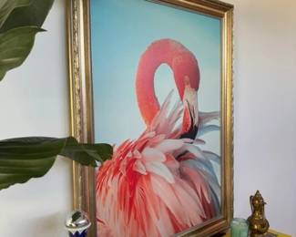 Flamingo art work