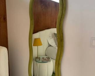 Green Velvet Body Mirror